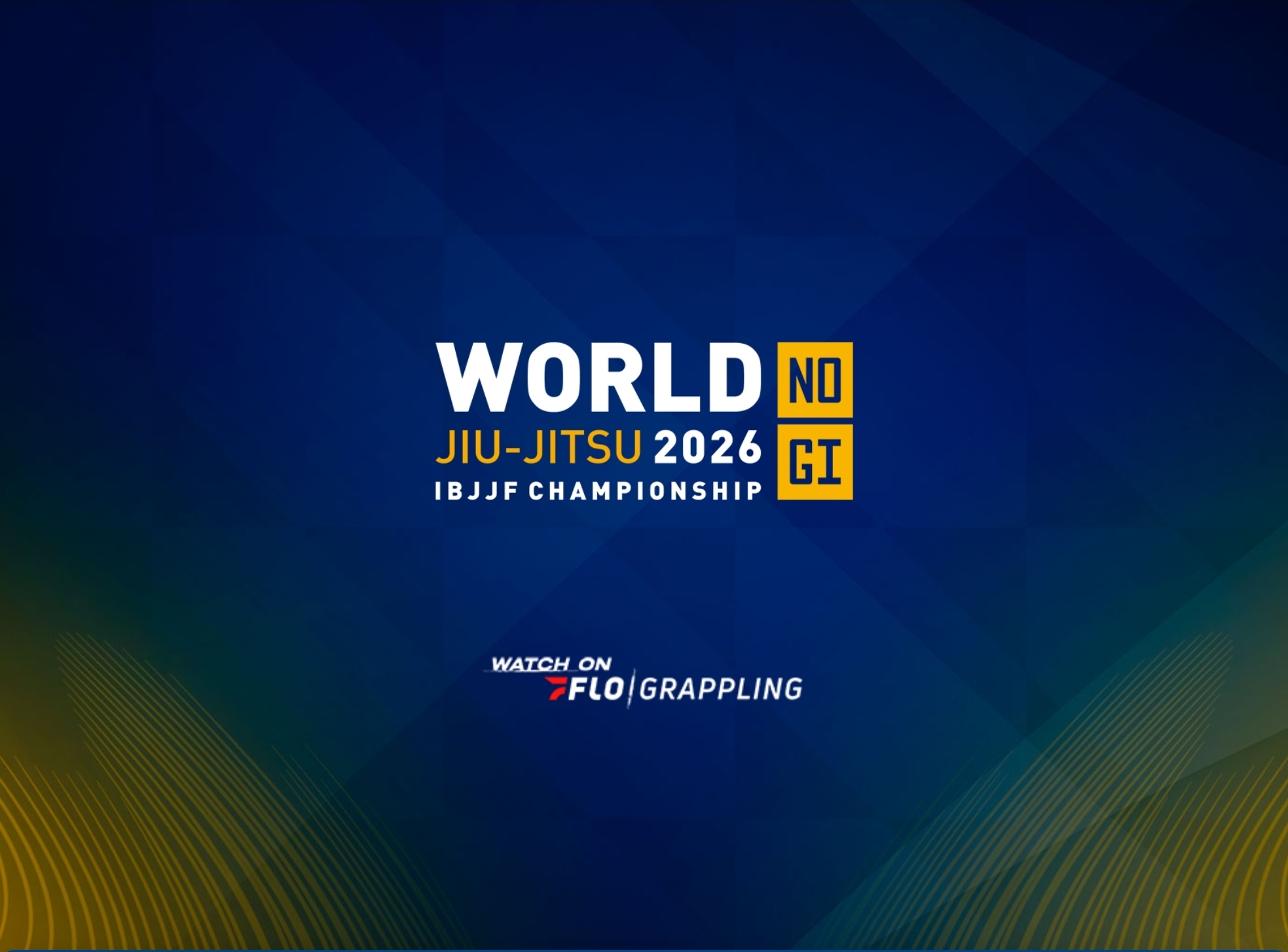 World IBJJF Jiu-Jitsu No-Gi Championship 2026 poster