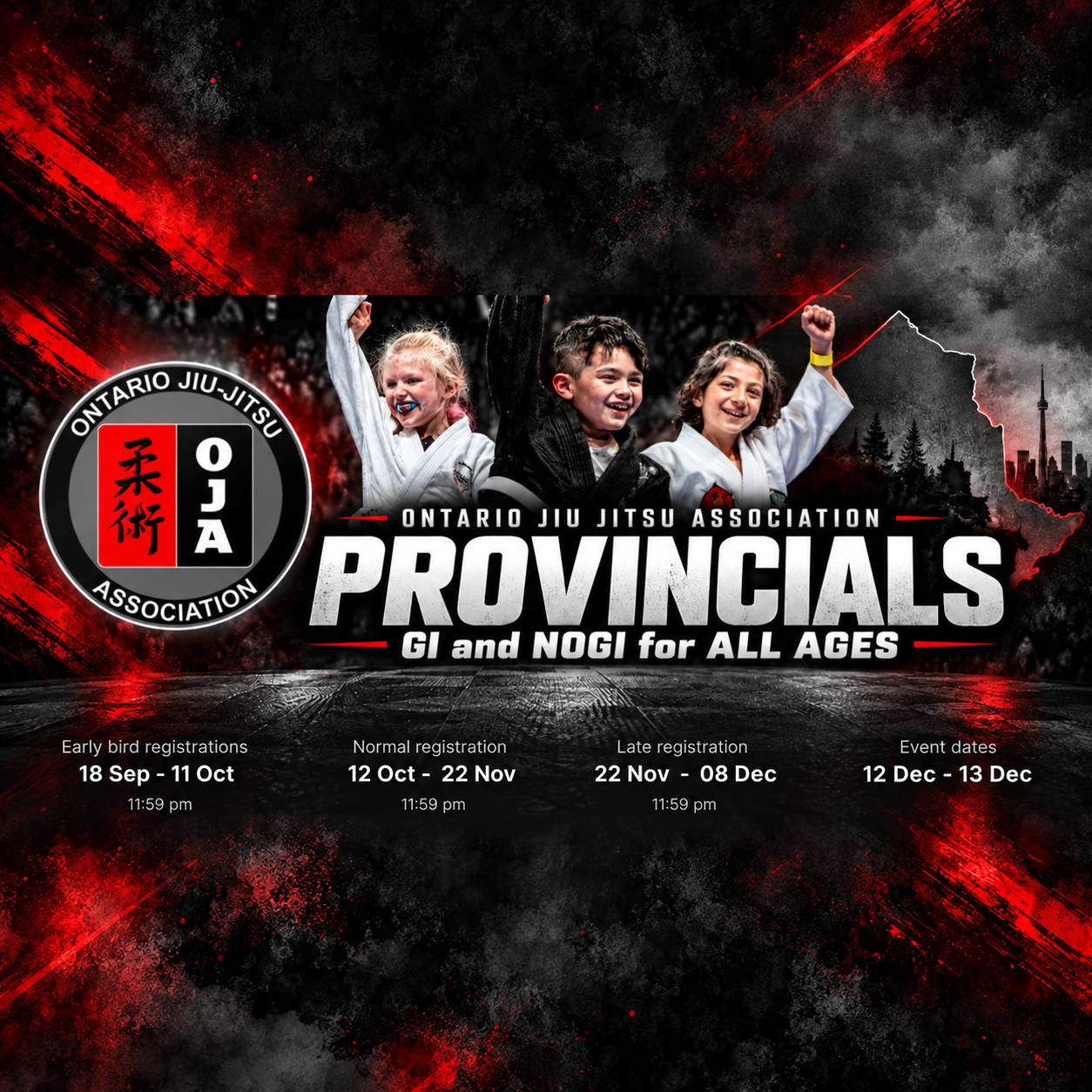 2026 Ontario Provincial Jiu Jitsu Championship poster